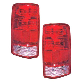 Replace® - Black Factory Tail Lights