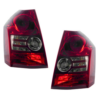 Replace® - Driver and Passenger Side Replacement Tail Light Lens and Housings (Value Line)