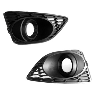 Replace® - Front Driver and Passenger Side Fog Light Bezel Set (Standard Line)