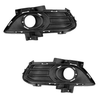 Replace® - Front Driver and Passenger Side Fog Light Bezel Set (Standard Line)