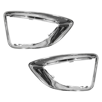 Replace® - Front Outer Driver and Passenger Side Fog Light Trim Set (Standard Line)