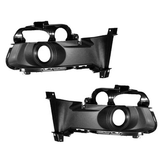 Replace® - Front Driver and Passenger Side Fog Light Bezel Set (Standard Line)