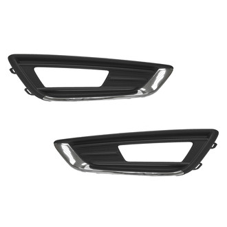 Replace® - Front Driver and Passenger Side Fog Light Bezel Set (Standard Line)