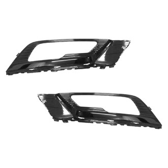 Replace® - Front Driver and Passenger Side Fog Light Bezel Set (Standard Line)