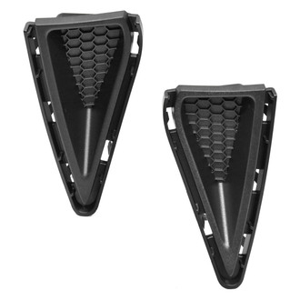 Replace® - Front Outer Driver and Passenger Side Bumper Grille Set (Standard Line)