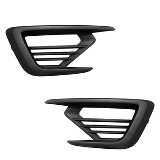 Replace® - Front Outer Driver and Passenger Side Fog Light Bezel Set (Standard Line)