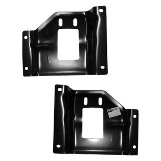 Replace® - Front Driver and Passenger Side Bumper Mounting Plate Set (Diamond Standard Line)