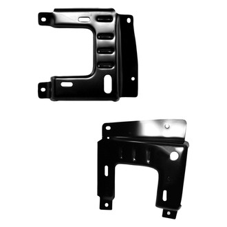 Replace® - Front Driver and Passenger Side Bumper Mounting Plate Set (Diamond Standard Line)