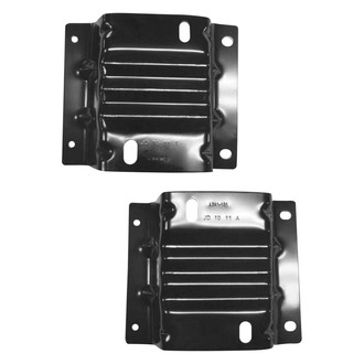 Replace® - Front Driver and Passenger Side Bumper Mounting Plate Set (Diamond Standard Line)