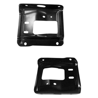 Replace® - Front Driver and Passenger Side Bumper Mounting Plate Set (Diamond Standard Line)