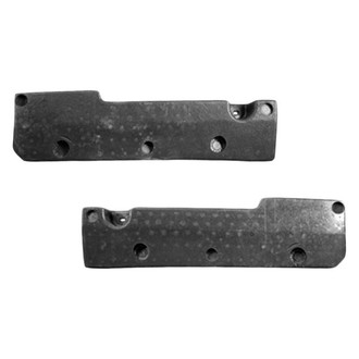 Replace® - Rear Driver and Passenger Side Bumper Absorber Set (CAPA Certified)