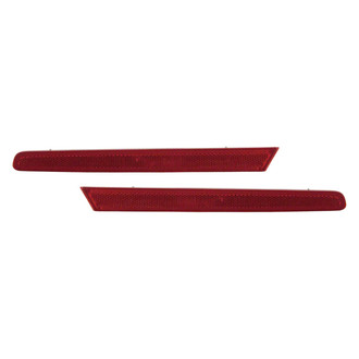 Replace® - Rear Driver and Passenger Side Bumper Reflector Set (CAPA Certified)