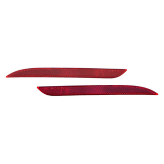 Replace® - Rear Driver and Passenger Side Bumper Reflector Set (CAPA Certified)