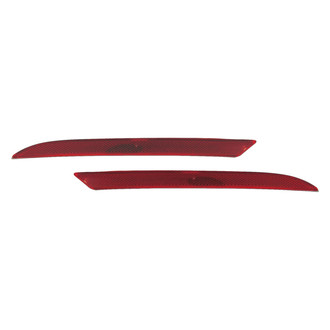 Replace® - Rear Driver and Passenger Side Bumper Reflector Set (CAPA Certified)