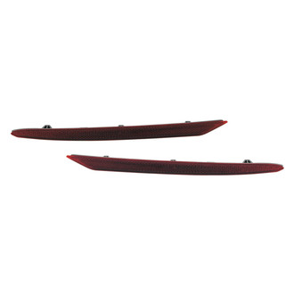 Replace® - Rear Driver and Passenger Side Bumper Reflector Set (CAPA Certified)
