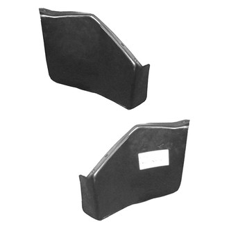 Replace® - Front Lower Driver and Passenger Side Fender Splash Shield Lower Section Set (Standard Line)