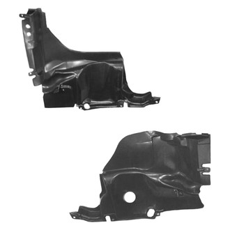 Replace® - Front Lower Driver and Passenger Side Fender Splash Shield Lower Section Set (Standard Line)