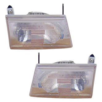 Replace® - Driver and Passenger Side Replacement Headlight Set (Standard Line)