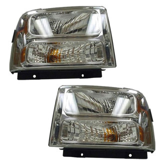 Replace® - Driver and Passenger Side Replacement Headlight Set (CAPA Certified)