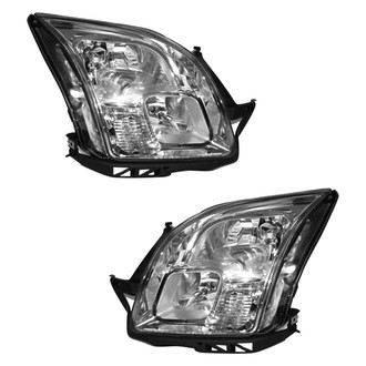 Replace® - Driver and Passenger Side Replacement Headlight Set (CAPA Certified)