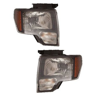 Replace® - Driver and Passenger Side Replacement Headlight Set (Standard Line)