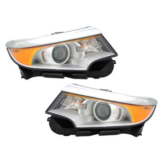 Replace® - Driver and Passenger Side Replacement Headlight Set (Standard Line)