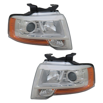 Replace® - Driver and Passenger Side Replacement Headlight Set (CAPA Certified)