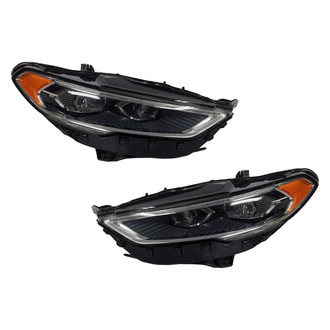 Replace® - Driver and Passenger Side Replacement Headlight Set (Standard Line)