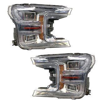Replace® - Driver and Passenger Side Replacement Headlight Set (Standard Line)