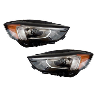 Replace® - Driver and Passenger Side Replacement Headlight Set (CAPA Certified)