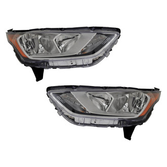 Replace® - Driver and Passenger Side Replacement Headlight Set (CAPA Certified)