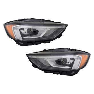 Replace® - Driver and Passenger Side Replacement Headlight Set (CAPA Certified)