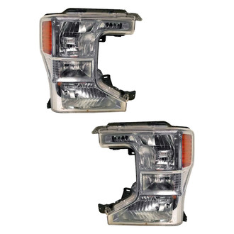 Replace® - Driver and Passenger Side Replacement Headlight Set (CAPA Certified)