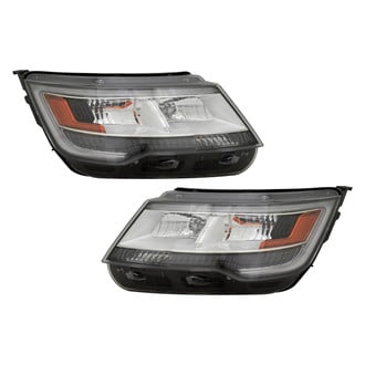 Replace® - Driver and Passenger Side Replacement Headlight Set Lens and Housing (CAPA Certified)