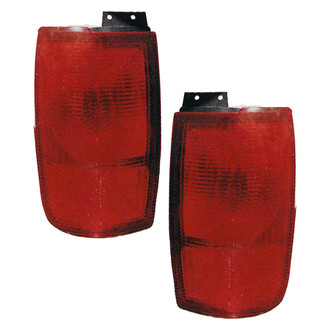 Replace® - Driver and Passenger Side Outer Replacement Tail Lights (Standard Line)