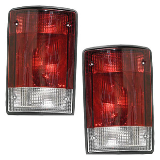 Replace® - Driver and Passenger Side Replacement Tail Lights (Standard Line)