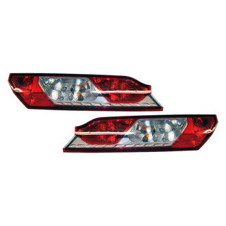 Replace® - Black Factory Tail Lights