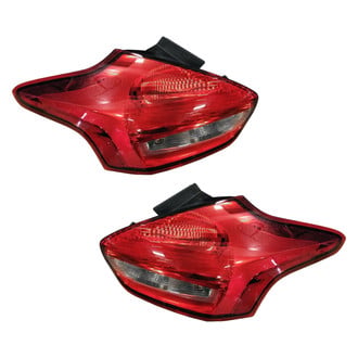 Replace® - Black LED Tail Lights