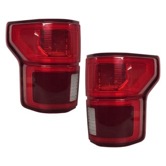 Replace® - Driver and Passenger Side Replacement Tail Light Lens and Housings (CAPA Certified)
