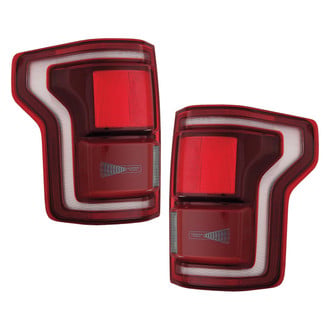 Replace® - Black Fiber Optic Tail Lights