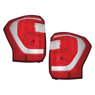 Replace® - Black Factory Tail Lights