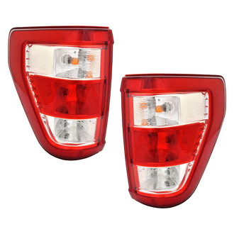 Replace® - Black Factory Tail Lights