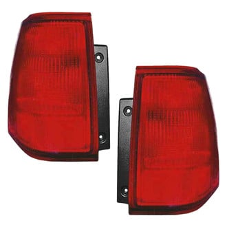 Replace® - Black Factory Tail Lights