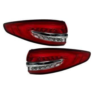 Replace® - Driver and Passenger Side Outer Replacement Tail Lights (CAPA Certified)