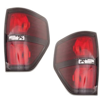 Replace® - Driver and Passenger Side Replacement Tail Light Lens and Housings (CAPA Certified)