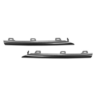 Replace® - Front Driver and Passenger Side Bumper Cover Grille Molding Set (Standard Line)