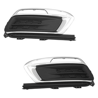 Replace® - Front Driver and Passenger Side Fog Light Cover Set (Standard Line)