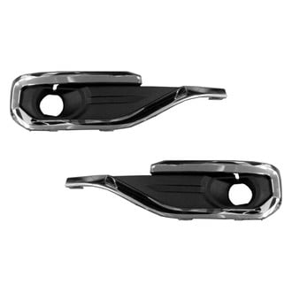Replace® - Front Outer Driver and Passenger Side Fog Light Bezel Set (Standard Line)