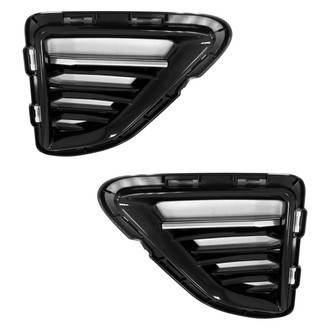 Replace® - Front Outer Driver and Passenger Side Fog Light Cover Set (Standard Line)