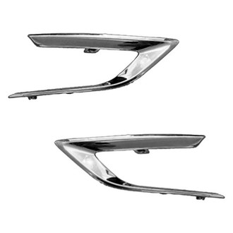 Replace® - Front Outer Driver and Passenger Side Fog Light Trim Set (Standard Line)